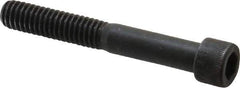 Holo-Krome - 5/16-18 UNC Hex Socket Drive, Socket Cap Screw - Alloy Steel, Black Oxide Finish, Partially Threaded, 2-1/4" Length Under Head - Exact Tool & Supply