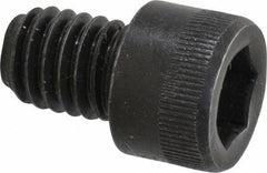 Holo-Krome - 3/8-16 UNC Hex Socket Drive, Socket Cap Screw - Alloy Steel, Black Oxide Finish, Fully Threaded, 1/2" Length Under Head - Exact Tool & Supply