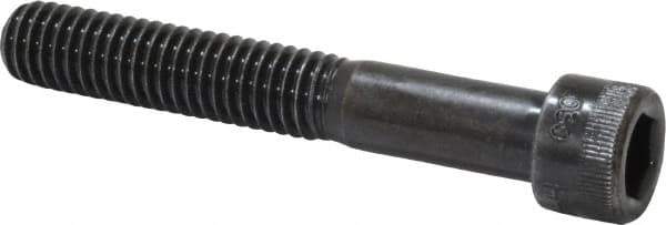 Holo-Krome - 3/8-16 UNC Hex Socket Drive, Socket Cap Screw - Alloy Steel, Black Oxide Finish, Partially Threaded, 2-1/2" Length Under Head - Exact Tool & Supply