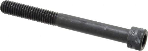 Holo-Krome - 3/8-16 UNC Hex Socket Drive, Socket Cap Screw - Alloy Steel, Black Oxide Finish, Partially Threaded, 3-1/2" Length Under Head - Exact Tool & Supply
