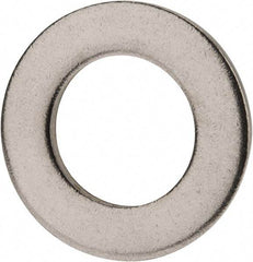 Value Collection - M16 Screw, Grade 316 Stainless Steel Standard Flat Washer - 17mm ID x 30mm OD, Plain Finish - Exact Tool & Supply