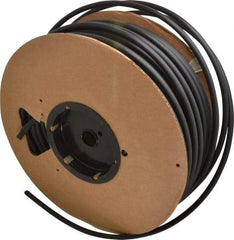 Parker - 1/4" ID x 3/8" OD, 1/16" Wall Thickness, 250' Long, Polyethylene Tube - Black, 300 Max psi, -80 to 175°F - Exact Tool & Supply