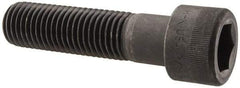 Holo-Krome - 7/8-9 UNC Hex Socket Drive, Socket Cap Screw - Alloy Steel, Black Oxide Finish, Partially Threaded, 3-1/2" Length Under Head - Exact Tool & Supply