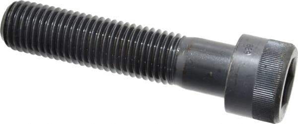 Holo-Krome - 7/8-9 UNC Hex Socket Drive, Socket Cap Screw - Alloy Steel, Black Oxide Finish, Partially Threaded, 4" Length Under Head - Exact Tool & Supply