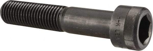 Holo-Krome - 7/8-9 UNC Hex Socket Drive, Socket Cap Screw - Alloy Steel, Black Oxide Finish, Partially Threaded, 4-1/2" Length Under Head - Exact Tool & Supply
