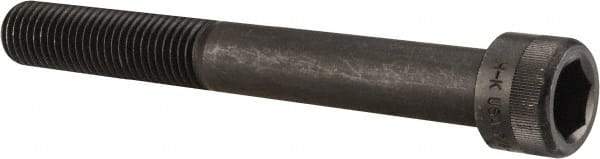 Holo-Krome - 7/8-9 UNC Hex Socket Drive, Socket Cap Screw - Alloy Steel, Black Oxide Finish, Partially Threaded, 7" Length Under Head - Exact Tool & Supply