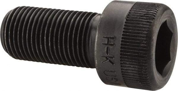 Holo-Krome - 1-8 UNC Hex Socket Drive, Socket Cap Screw - Alloy Steel, Black Oxide Finish, Fully Threaded, 2-3/4" Length Under Head - Exact Tool & Supply