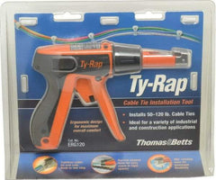 Thomas & Betts - 0.184 to 0.301 Inch Wide, 50 to 120 Lb. Tensile Strength, Plastic Cable Tie Installation Tool - Automatic Actuation, RoHS Compliant - Exact Tool & Supply