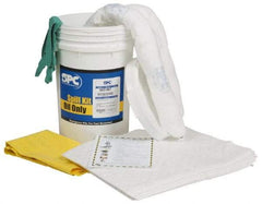 Brady SPC Sorbents - 9 Gal Capacity Universal Spill Kit - 6.5 Gal Bucket - Exact Tool & Supply