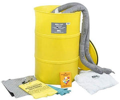 Brady SPC Sorbents - 38 Gal Capacity Oil Only Spill Kit - 55 Gal Drum - Exact Tool & Supply