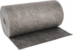 Brady SPC Sorbents - 35 Gal Capacity per Package, Universal Roll - 150' Long x 30" Wide, Polypropylene - Exact Tool & Supply