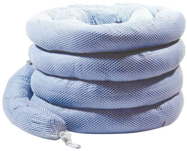 Brady SPC Sorbents - 32 Gal, 10' Long, 5" Diam, Boom - Oil Only, Blue - Exact Tool & Supply