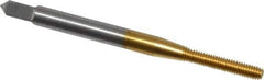 OSG - M2.5x0.45 Metric Coarse D5 Thread Limit Modified Bottoming Thread Forming Tap - Cobalt, TiN Finish, 1-13/16" OAL, 1/2" Thread Length, Right Hand Thread, Series HY-PRO NRT - Exact Tool & Supply