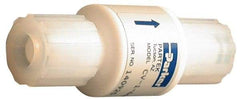 Parker - 3/4" PTFE Check Valve - Inline, PARFLARE x PARFLARE, 120 WOG - Exact Tool & Supply