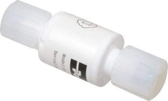 Parker - 3/8" PTFE Check Valve - Inline, PARGRIP x PARGRIP, 120 WOG - Exact Tool & Supply