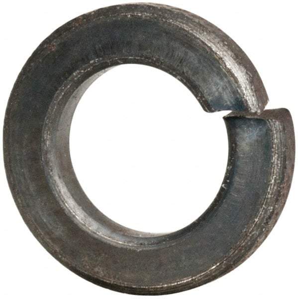 Value Collection - #10, 0.193" ID, 0.056" Thick Split Lock Washer - Grade 2 Spring Steel, Uncoated, 0.193" Min ID, 0.2" Max ID, 0.35" Max OD - Exact Tool & Supply