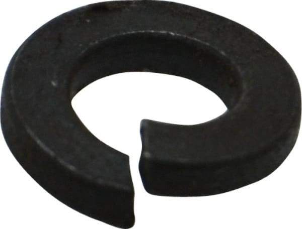 Value Collection - 5/16", 0.314" ID, 0.097" Thick Split Lock Washer - Grade 2 Spring Steel, Uncoated, 0.314" Min ID, 0.322" Max ID, 0.593" Max OD - Exact Tool & Supply