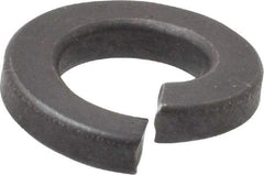 Value Collection - 3/8", 0.377" ID, 0.115" Thick Split Lock Washer - Grade 2 Spring Steel, Uncoated, 0.377" Min ID, 0.385" Max ID, 0.688" Max OD - Exact Tool & Supply
