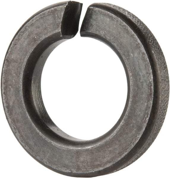 Value Collection - 7/16", 0.44" ID, 0.133" Thick Split Lock Washer - Grade 2 Spring Steel, Uncoated, 0.44" Min ID, 0.45" Max ID, 0.784" Max OD - Exact Tool & Supply