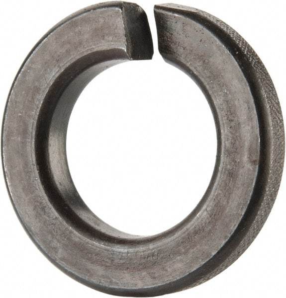 Value Collection - 9/16", 0.564" ID, 0.17" Thick Split Lock Washer - Grade 2 Spring Steel, Uncoated, 0.564" Min ID, 0.574" Max ID, 0.975" Max OD - Exact Tool & Supply