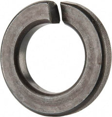 Value Collection - 9/16", 0.564" ID, 0.17" Thick Split Lock Washer - Grade 2 Spring Steel, Uncoated, 0.564" Min ID, 0.574" Max ID, 0.975" Max OD - Exact Tool & Supply