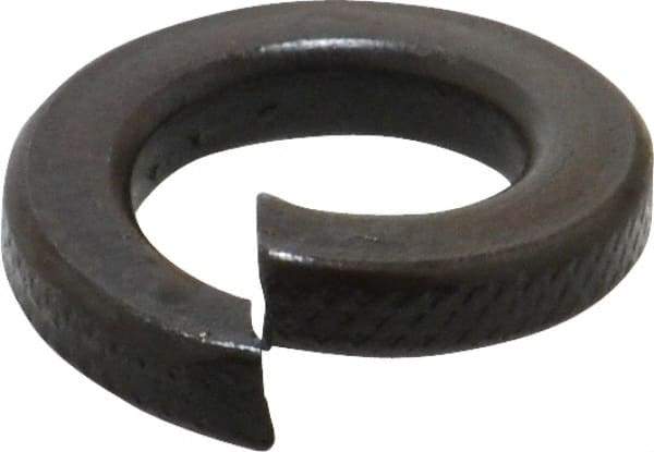 Value Collection - 5/8", 0.628" ID, 0.188" Thick Split Lock Washer - Grade 2 Spring Steel, Uncoated, 0.628" Min ID, 0.641" Max ID, 1.087" Max OD - Exact Tool & Supply