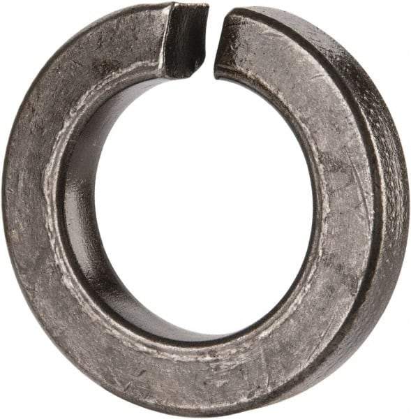 Value Collection - 1-1/8", 1.129" ID, 0.345" Thick Split Lock Washer - Grade 8 Spring Steel, Uncoated, 1.129" Min ID, 1.153" Max ID, 1.903" Max OD - Exact Tool & Supply