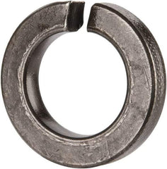 Value Collection - 1-1/8", 1.129" ID, 0.345" Thick Split Lock Washer - Grade 8 Spring Steel, Uncoated, 1.129" Min ID, 1.153" Max ID, 1.903" Max OD - Exact Tool & Supply