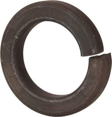 Value Collection - 2", 2.008" ID, 0.496" Thick Split Lock Washer - Grade 8 Spring Steel, Uncoated, 2.008" Min ID, 2.039" Max ID, 3.144" Max OD - Exact Tool & Supply