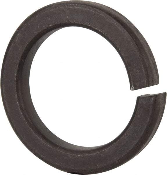 Value Collection - 2-1/2", 0.496" Thick Split Lock Washer - Grade 8 Spring Steel, Uncoated, 2.512" Min ID, 2.543" Max ID, 3.648" Max OD - Exact Tool & Supply