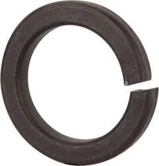 Value Collection - 2-1/2", 0.496" Thick Split Lock Washer - Grade 8 Spring Steel, Uncoated, 2.512" Min ID, 2.543" Max ID, 3.648" Max OD - Exact Tool & Supply