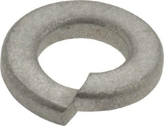 Value Collection - 5/16", 0.314" ID, 0.097" Thick Split Lock Washer - Grade 2 Spring Steel, Zinc-Plated Finish, 0.314" Min ID, 0.322" Max ID, 0.593" Max OD - Exact Tool & Supply