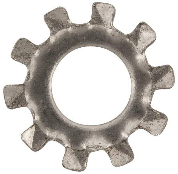 Value Collection - 5/16" Screw, 0.326" ID, Stainless Steel External Tooth Lock Washer - 0.601" OD, Uncoated, Grade 18-8 - Exact Tool & Supply