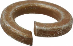 Value Collection - 3/4", 0.753" ID, 0.188" Thick Split Lock Washer - Grade 2 Spring Steel, Zinc Yellow Dichromate Finish, 0.753" Min ID, 0.766" Max ID, 1.265" Max OD - Exact Tool & Supply
