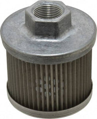 Flow Ezy Filters - 100 Mesh, 189 LPM, 5 GPM, 3.3" Diam, Female Suction Strainer without Bypass - 3/4 Port NPT, 3-1/2" Long - Exact Tool & Supply