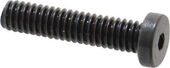 Holo-Krome - #8-32 UNC Hex Socket Drive, Low Socket Cap Screw - Alloy Steel, Black Oxide Finish, Fully Threaded, 3/4" Length Under Head - Exact Tool & Supply