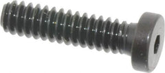Holo-Krome - #10-24 UNC Hex Socket Drive, Low Socket Cap Screw - Alloy Steel, Black Oxide Finish, Fully Threaded, 3/4" Length Under Head - Exact Tool & Supply