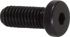 Holo-Krome - #10-32 UNF Hex Socket Drive, Low Socket Cap Screw - Alloy Steel, Black Oxide Finish, Fully Threaded, 1/2" Length Under Head - Exact Tool & Supply
