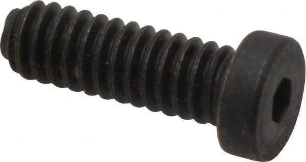 Holo-Krome - 1/4-20 UNC Hex Socket Drive, Low Socket Cap Screw - Alloy Steel, Black Oxide Finish, Fully Threaded, 3/4" Length Under Head - Exact Tool & Supply