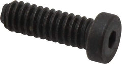 Holo-Krome - 1/4-20 UNC Hex Socket Drive, Low Socket Cap Screw - Alloy Steel, Black Oxide Finish, Fully Threaded, 3/4" Length Under Head - Exact Tool & Supply