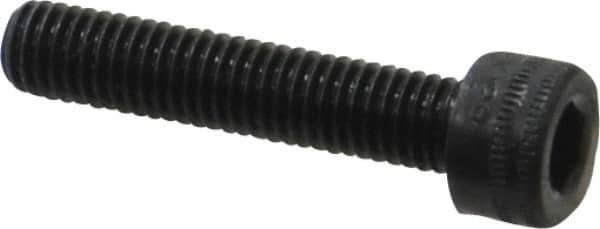 Holo-Krome - M5x0.80 Metric Coarse Hex Socket Drive, Socket Cap Screw - Grade 12.9 Alloy Steel, Black Oxide Finish, Fully Threaded, 25mm Length Under Head - Exact Tool & Supply