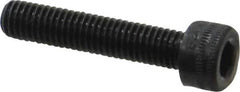 Holo-Krome - M5x0.80 Metric Coarse Hex Socket Drive, Socket Cap Screw - Grade 12.9 Alloy Steel, Black Oxide Finish, Fully Threaded, 25mm Length Under Head - Exact Tool & Supply
