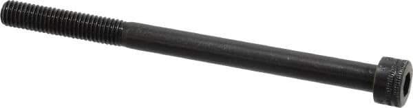 Holo-Krome - M5x0.80 Metric Coarse Hex Socket Drive, Socket Cap Screw - Grade 12.9 Alloy Steel, Black Oxide Finish, Partially Threaded, 70mm Length Under Head - Exact Tool & Supply