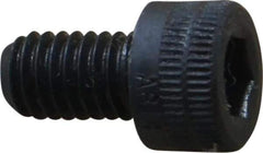 Holo-Krome - M6x1.00 Metric Coarse Hex Socket Drive, Socket Cap Screw - Grade 12.9 Alloy Steel, Black Oxide Finish, Fully Threaded, 10mm Length Under Head - Exact Tool & Supply