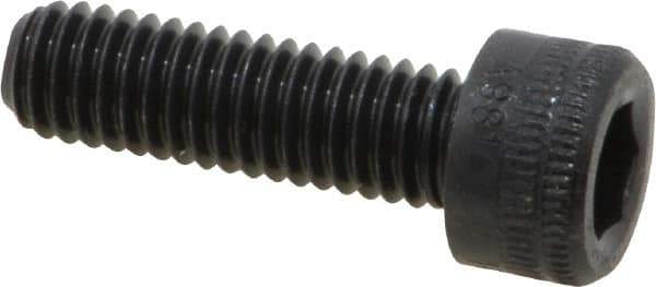 Holo-Krome - M6x1.00 Metric Coarse Hex Socket Drive, Socket Cap Screw - Grade 12.9 Alloy Steel, Black Oxide Finish, Fully Threaded, 20mm Length Under Head - Exact Tool & Supply