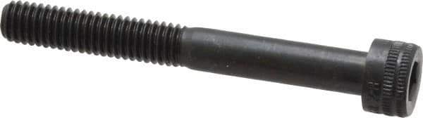 Holo-Krome - M6x1.00 Metric Coarse Hex Socket Drive, Socket Cap Screw - Grade 12.9 Alloy Steel, Black Oxide Finish, Partially Threaded, 50mm Length Under Head - Exact Tool & Supply