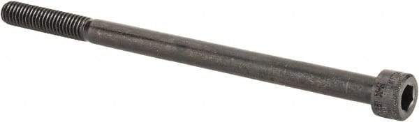 Holo-Krome - M6x1.00 Metric Coarse Hex Socket Drive, Socket Cap Screw - Grade 12.9 Alloy Steel, Black Oxide Finish, Partially Threaded, 100mm Length Under Head - Exact Tool & Supply