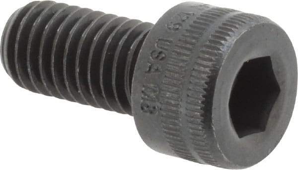 Holo-Krome - M8x1.25 Metric Coarse Hex Socket Drive, Socket Cap Screw - Grade 12.9 Alloy Steel, Black Oxide Finish, Fully Threaded, 16mm Length Under Head - Exact Tool & Supply