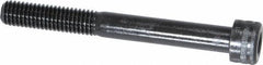 Holo-Krome - M8x1.25 Metric Coarse Hex Socket Drive, Socket Cap Screw - Grade 12.9 Alloy Steel, Black Oxide Finish, Partially Threaded, 70mm Length Under Head - Exact Tool & Supply