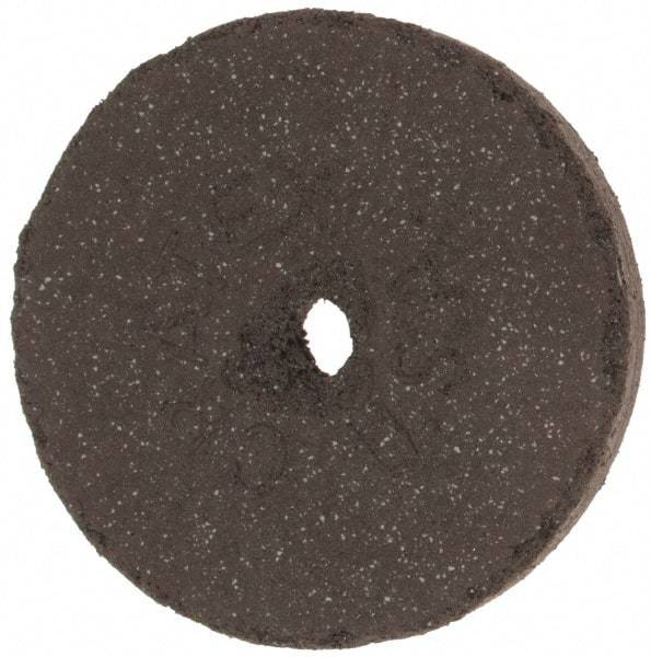 Cratex - 7/8" Diam x 1/8" Hole x 1/8" Thick, Surface Grinding Wheel - Medium Grade - Exact Tool & Supply